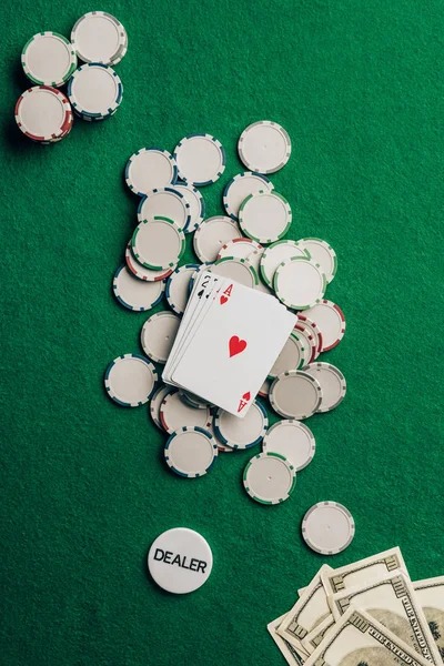 djarumgacor login account dashboard showing Casino Hold'em session history and balance